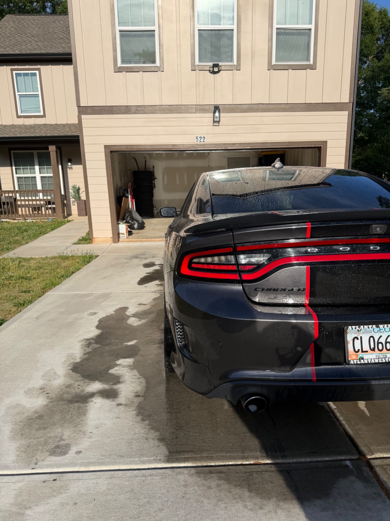 Charger rear after wash