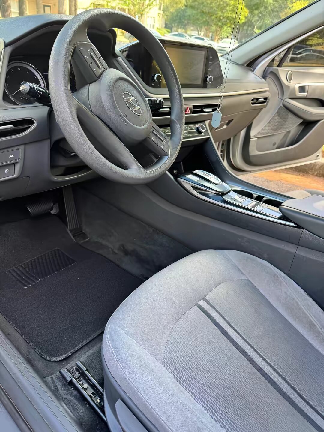 Hyundai Sonata interior steam-cleaned and refreshed