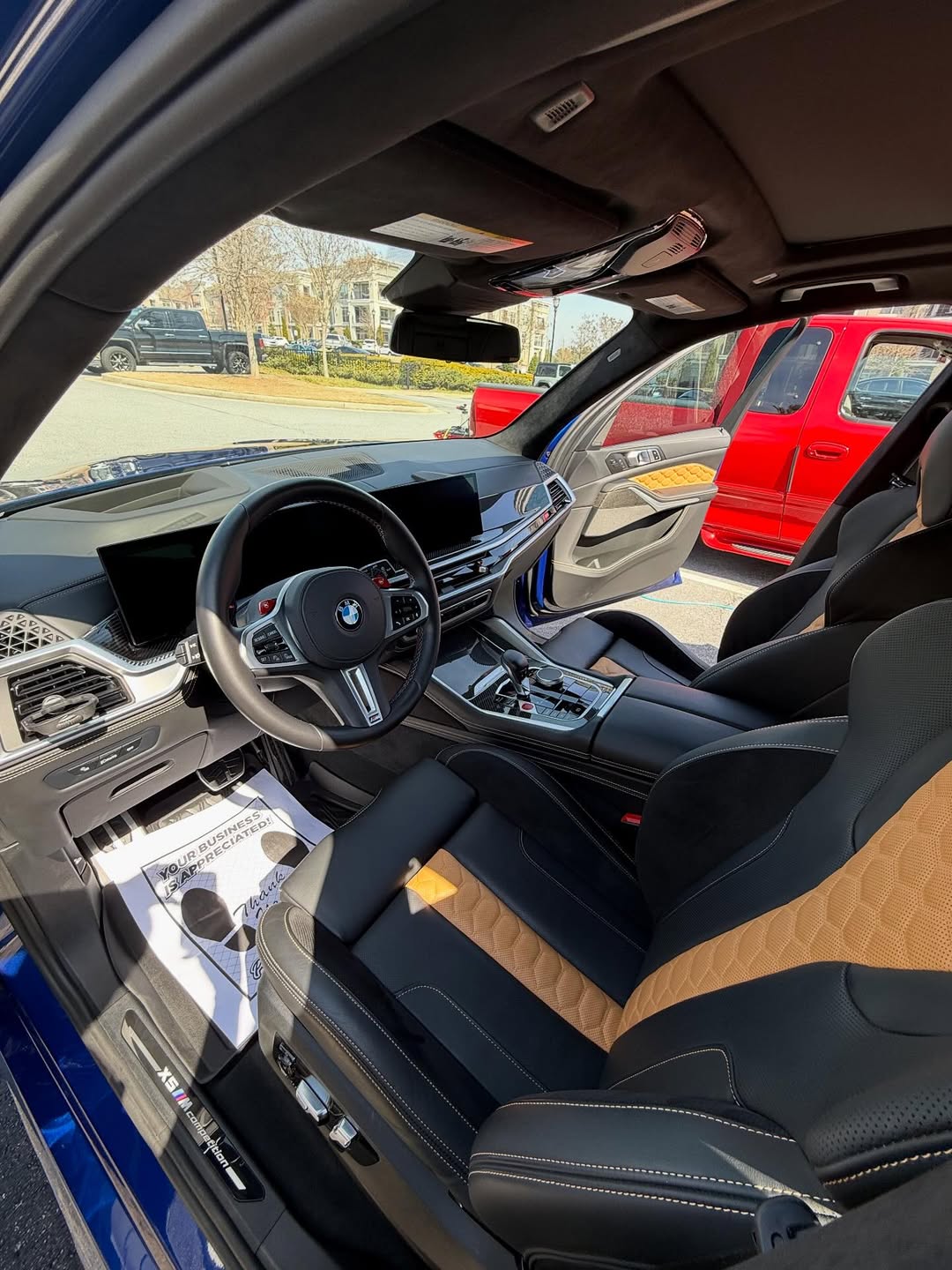BMW X5 M Competition interior detailed and showroom clean